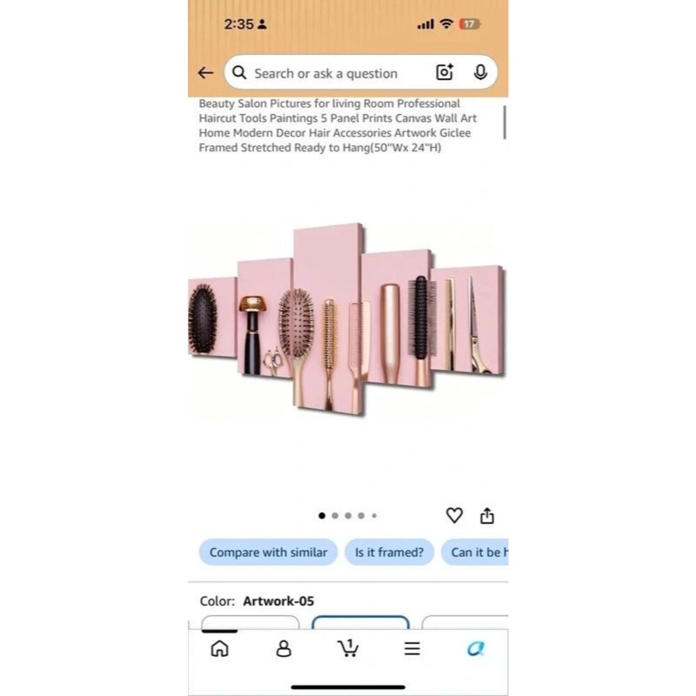 Beauty salon canvas-tumovo